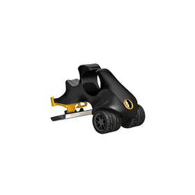 HeadBlade LE ATX black rigid body provides steady grip for precise shaves.