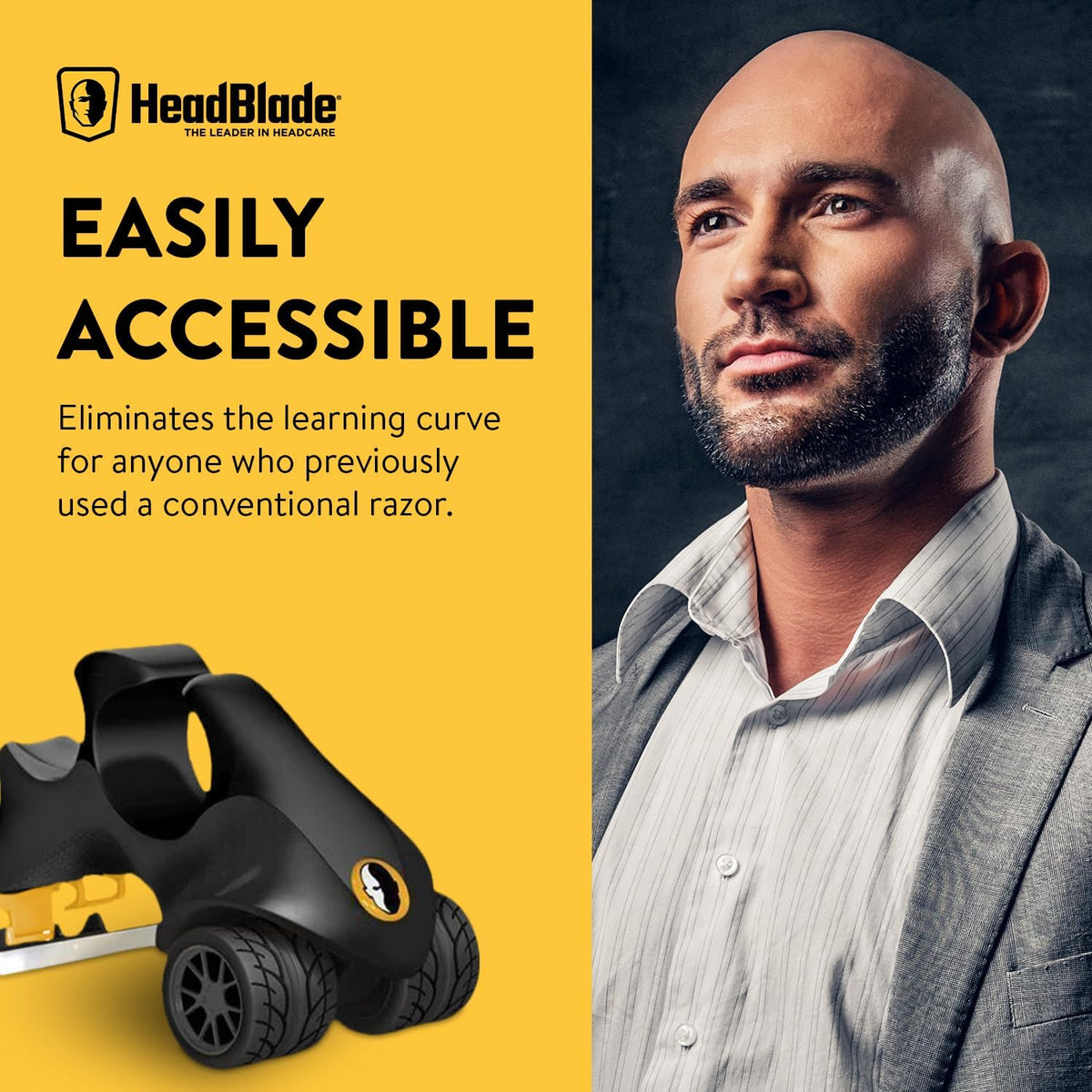 HeadBlade LE ATX durable construction supports long-term use.