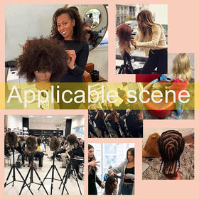 Headdoll Afro curly mannequin head is perfect for practice before client sessions.