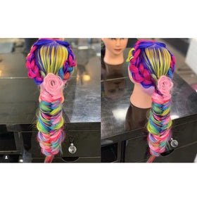 Headwinn colorful multi-color hair enhances visual learning and creativity.