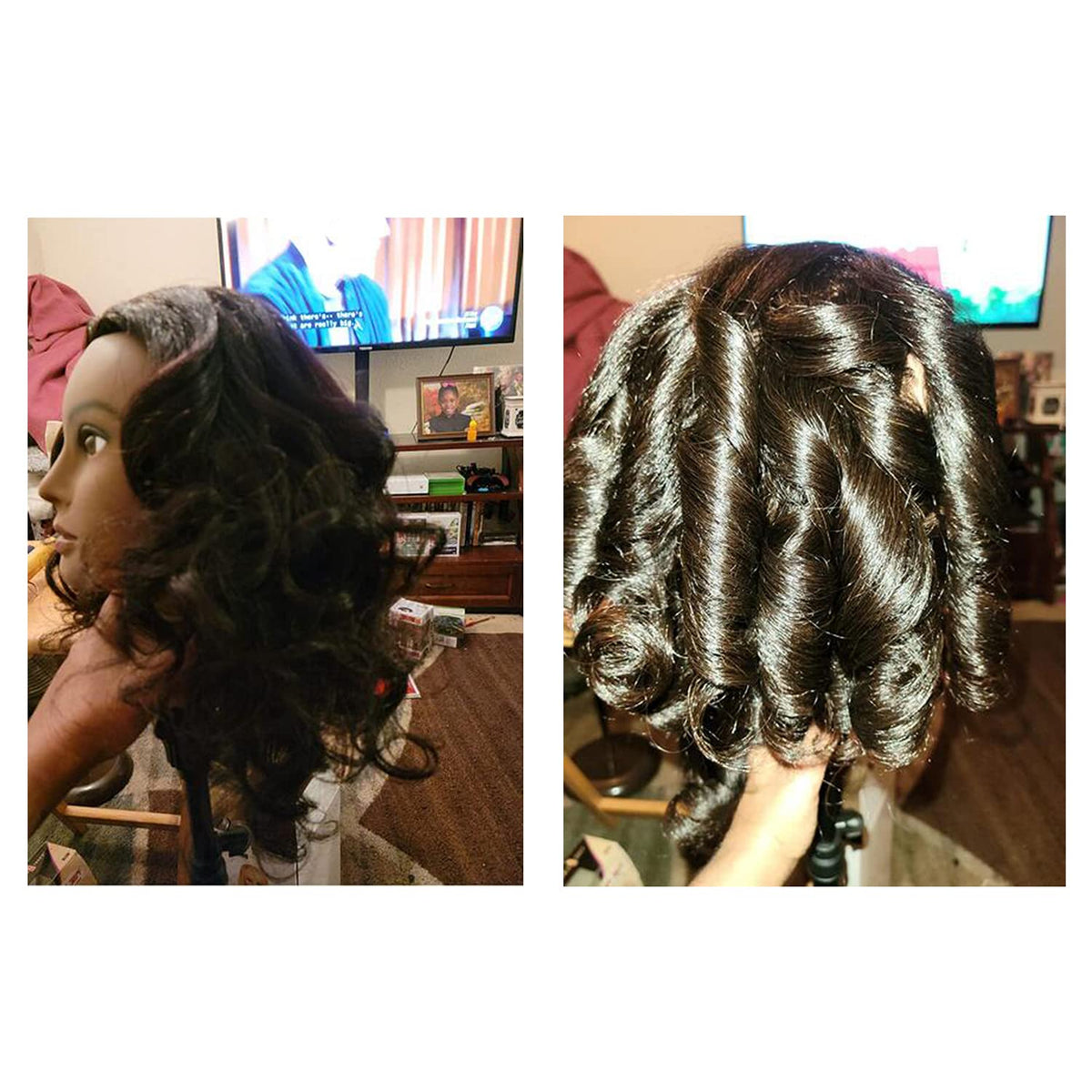 Headwinn Traininghead multi-use head for cutting, braiding, and styling drills.