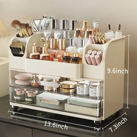 Heaime makeup brushes storage slot keeps brushes clean and ready