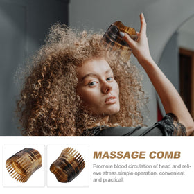 Healifty exfoliating brush focus on texture for scalp refresh and oil distribution