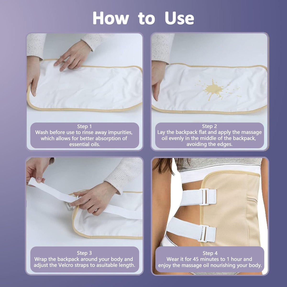 Overnight wear with Healo wrap keeps areas secure and comfortable.