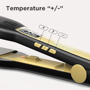 HealSmart titanium plates delivering smooth heat for even styling