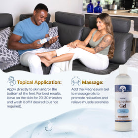 Health and Wisdom Magnesium Gel promotes healthy hair and scalp moisture.