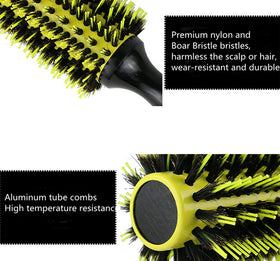Healthcom 3-in-1 round brush medium size with even heat distribution.