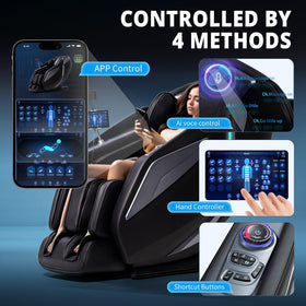 HealthRelife 4D massage chair shiatsu foot massage targets feet and calves for comfort