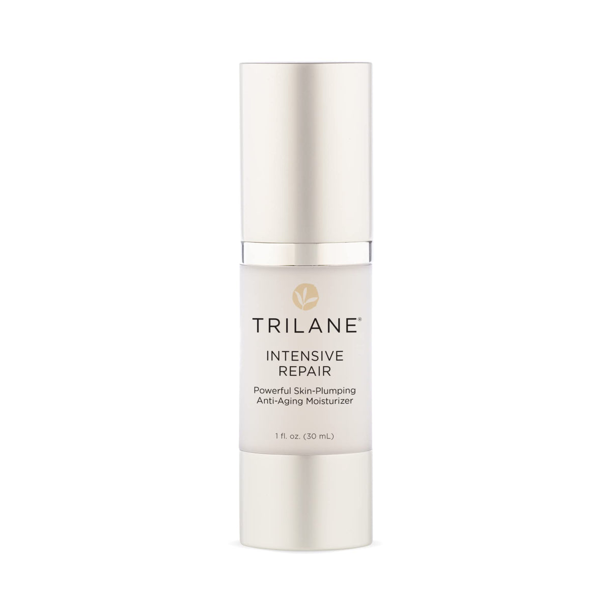 Healthy Directions Trilane Intensive Repair bottle close-up showing premium anti aging care