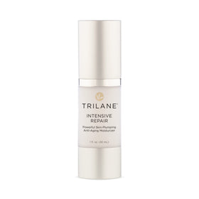 Healthy Directions Trilane Intensive Repair bottle close-up showing premium anti aging care