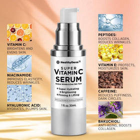HealthyDerm pack-shot highlighting value pack for mature skin care