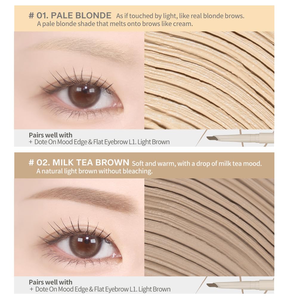 Long-lasting Browcara resists smudging for all-day confidence.