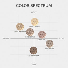One-touch full-coverage browcolor dries quickly for smooth wear.