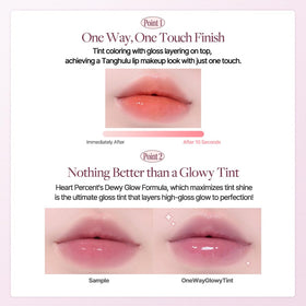 Heart Percent Dote On Mood Buildable color swatches demonstrate durability.