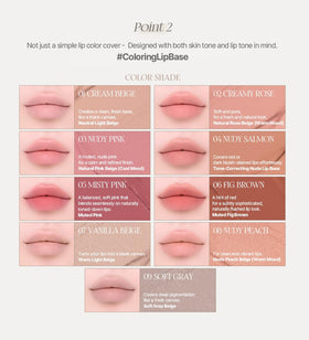 Heart Percent Dote On Mood Lip Primer Base long-wear adhesion improves lipstick hold