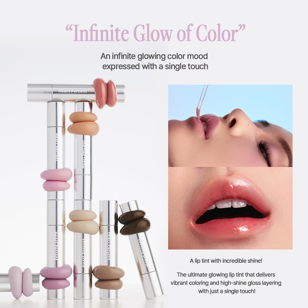 Heart Percent Dote On Mood Teddy Mocha neutral shade swatch.