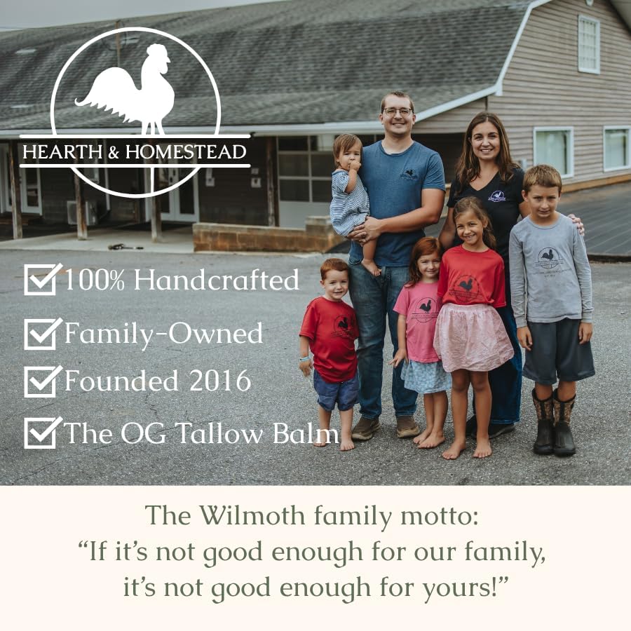 Hearth and Homestead small batches handmade Virginia studio: crafted in purity and care.