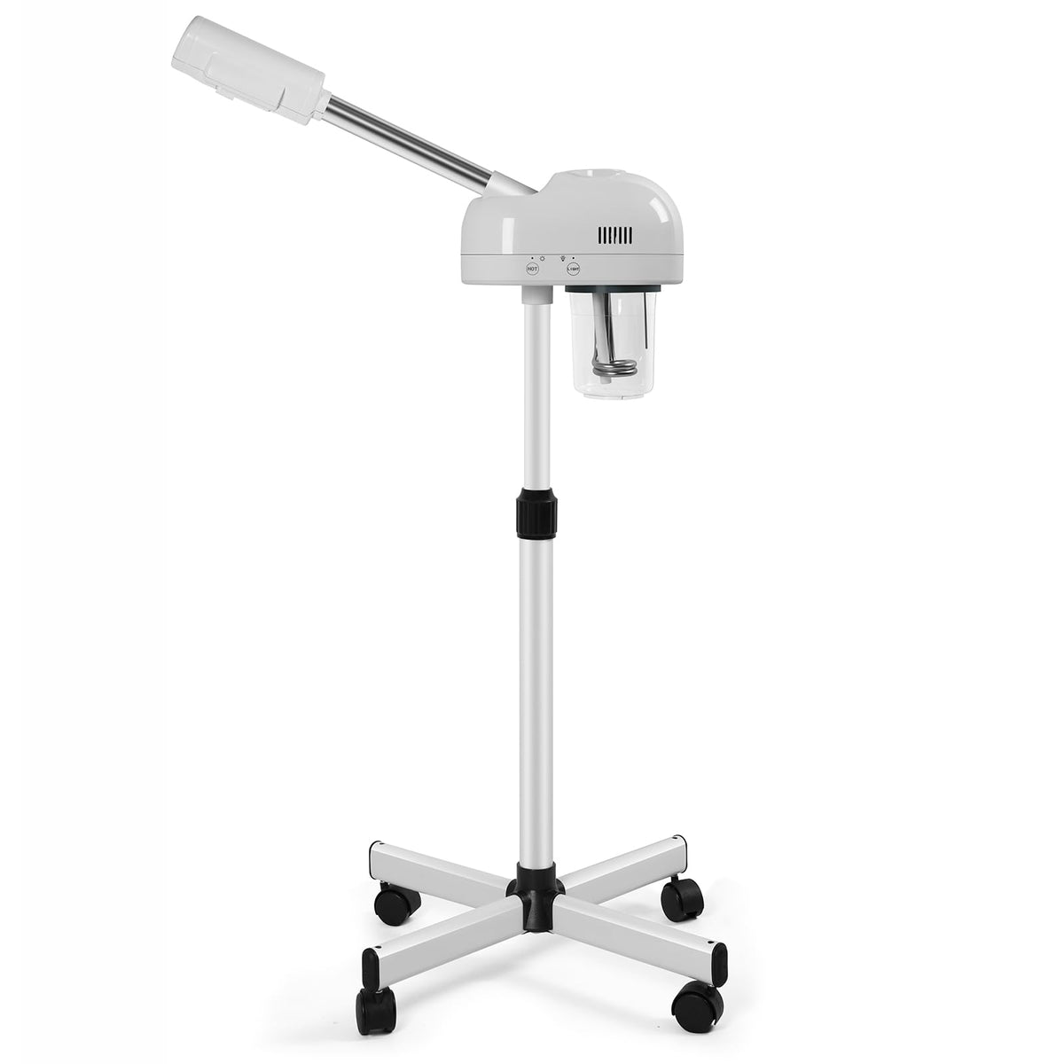 HeavenBird steamer suitable for home or salon use with adjustable height