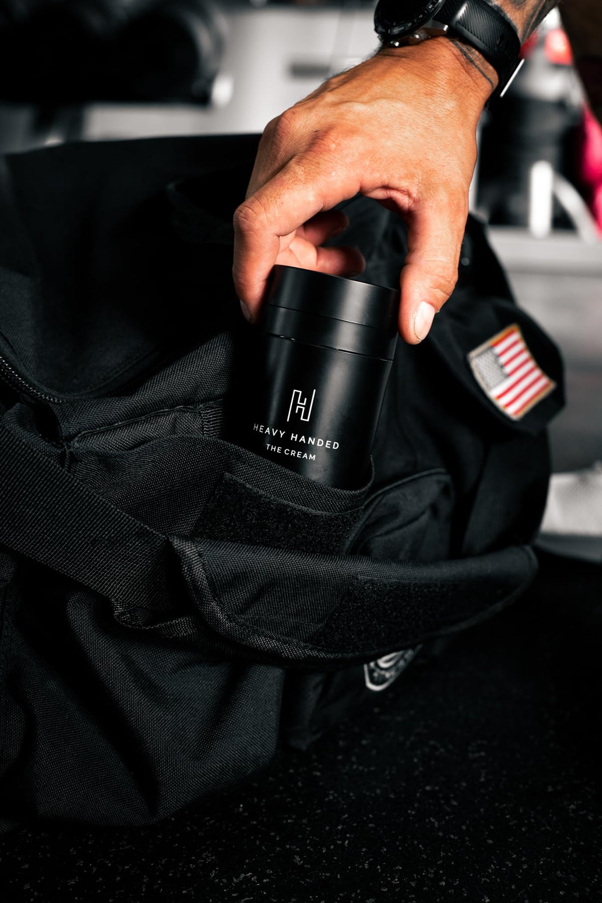 Heavy Handed The Cream pocket-sized tube ready for daily care.