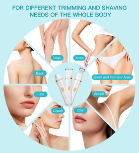 HEBECA precision blades for painless grooming on sensitive areas