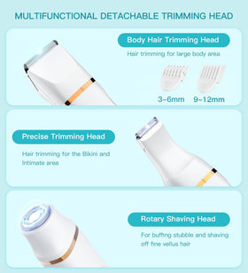 HEBECA body-trimmer head for even grooming and arm hair control