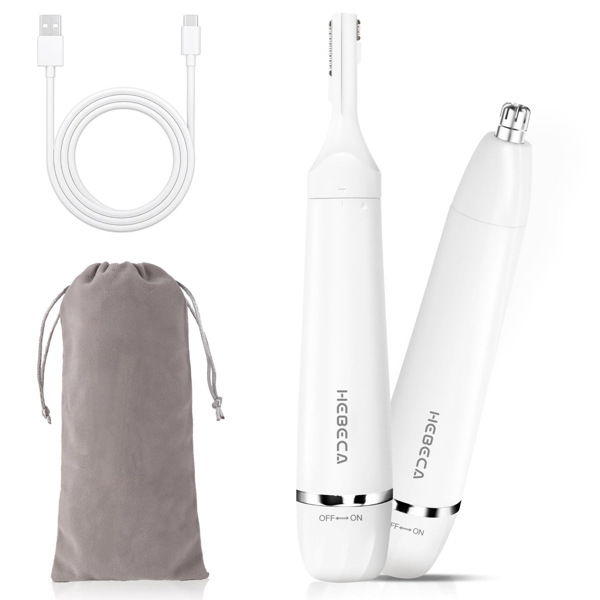 HEBECA nose-hair-trimmer for precise, painless grooming.