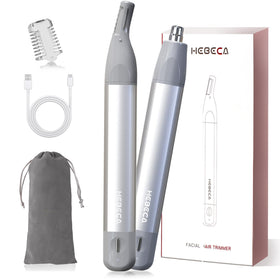 HEBECA nose trimmer front view for easy on-the-go grooming.