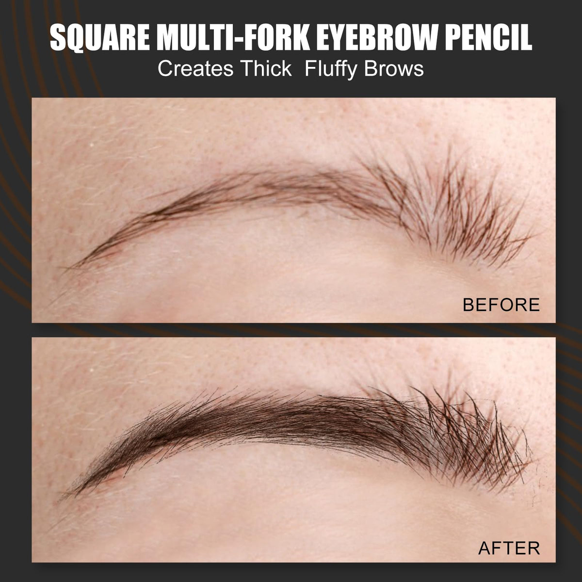HECI Beauty brow pen packaging and box for easy storage and travel