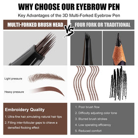 Four shade options to match various hair colors