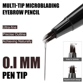 HECI BEAUTY waterproof and sweatproof brow pen for workouts.