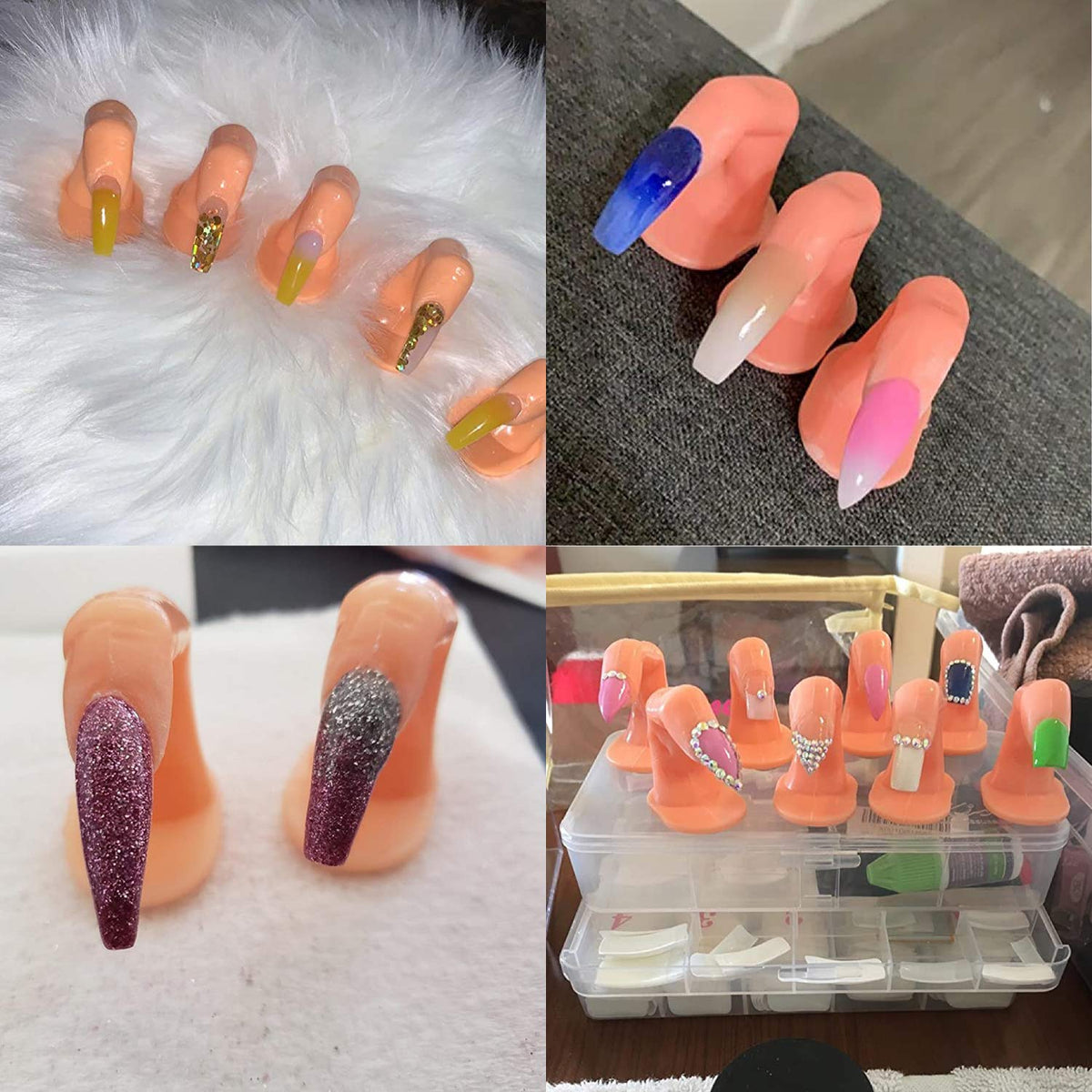 Hedume fingers help salon artists refine techniques with precision.