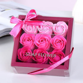 Hedume rose soap petals foam detail highlights creamy texture