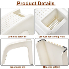 Hedume shower foot rest stand provides sturdy support up to 270 lb