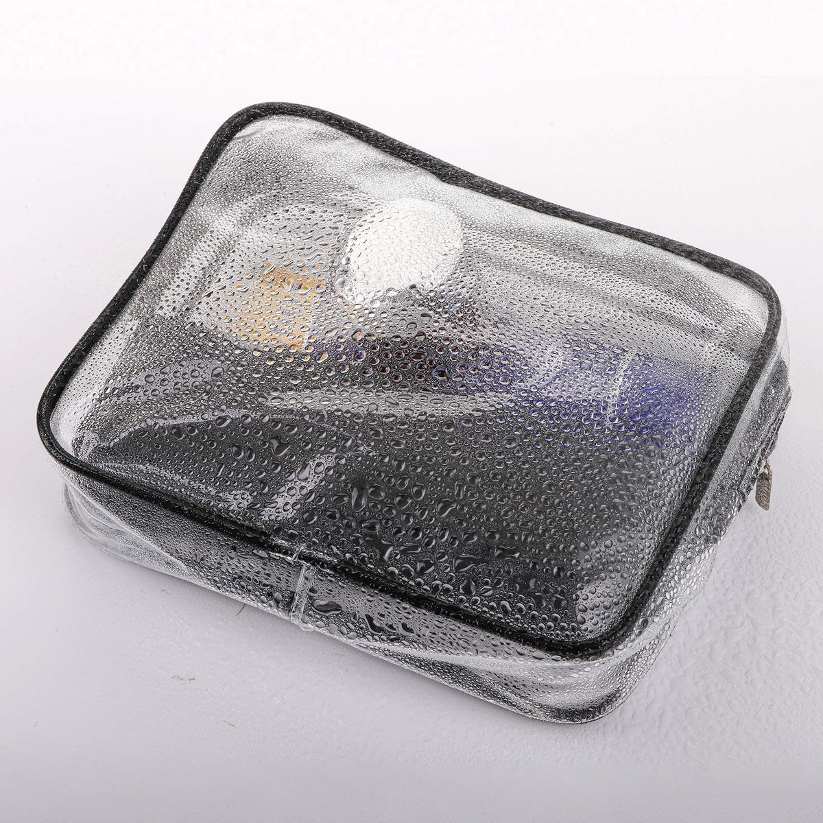 Hedume waterproof PVC material prevents leaks while keeping contents visible.