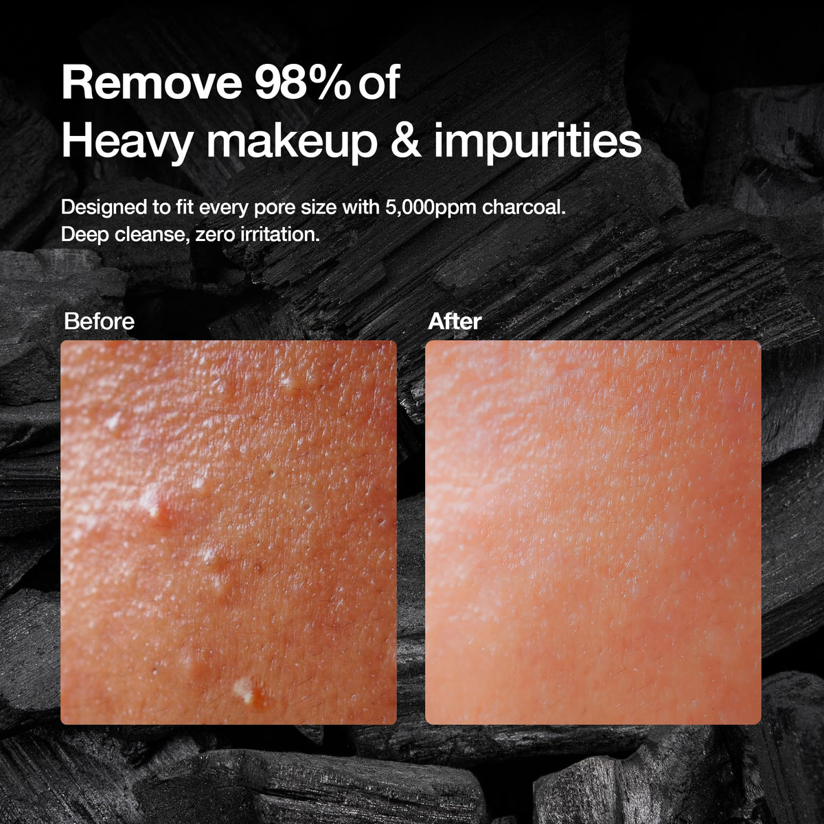 Closeup of ceramide barrier protection after HEEDA cleansing