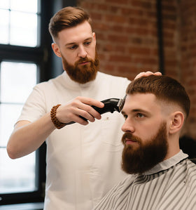 HEERLIKE 7000 rpm motor in action for thick hair styling