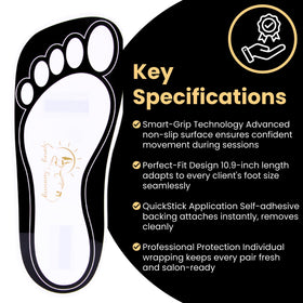 HeeStar anti-stain feet pads prevent tan residue during spray tans