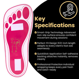 HeeStar disposable feet pads are convenient, hygienic, and easy to remove.