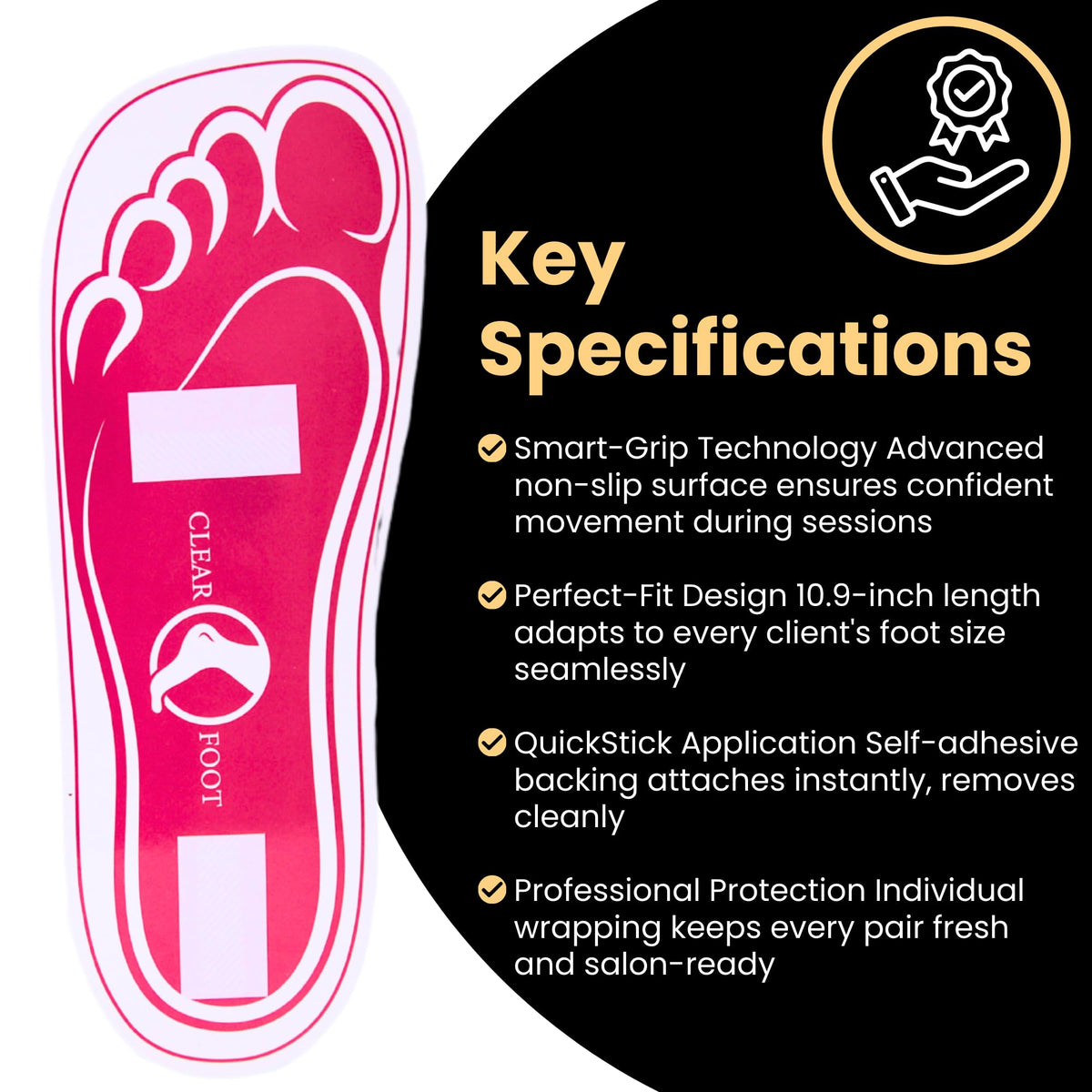 HeeStar disposable feet protectors keep salons clean and efficient