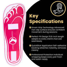 HeeStar disposable feet protectors keep salons clean and efficient
