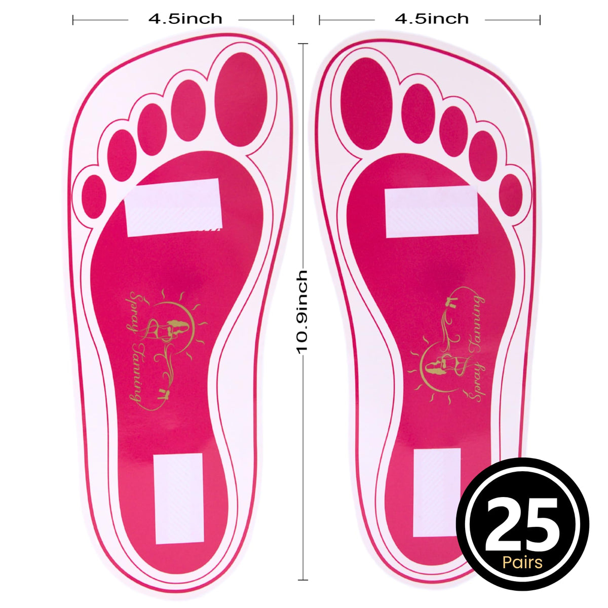 HeeStar disposable feet protectors stay bonded while you walk between application steps.