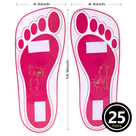 HeeStar disposable feet protectors stay bonded while you walk between application steps.