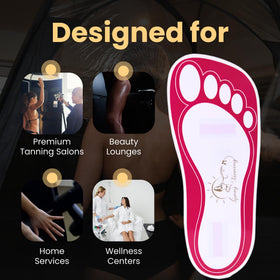 HeeStar floor-protection pads designed to keep salon floors clean during spray tans.