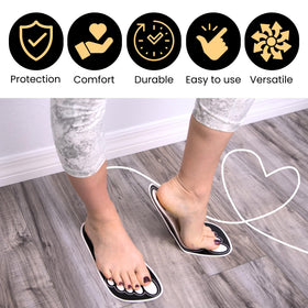 HeeStar non-slip foot pads provide comfort and hygiene