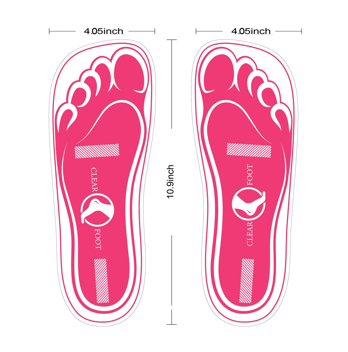 HeeStar spray tan feet pad adheres to soles for mess-free application