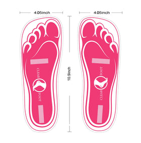 HeeStar spray tan feet pad adheres to soles for mess-free application