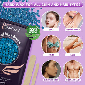 Hehasi natural wax beans aloe vera fragrance for skin calming during waxing