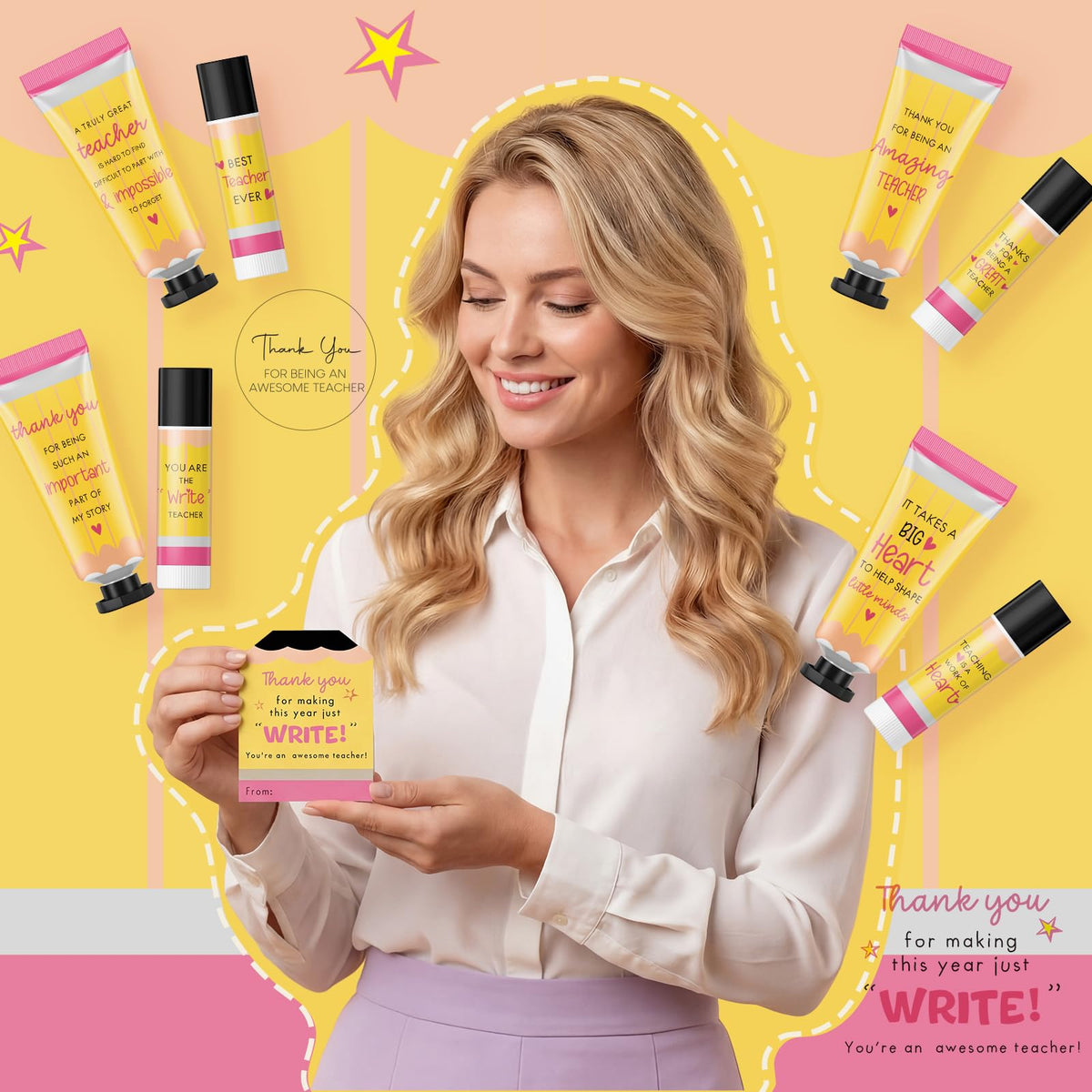 Heigble bulk gift set for teachers ready to distribute.