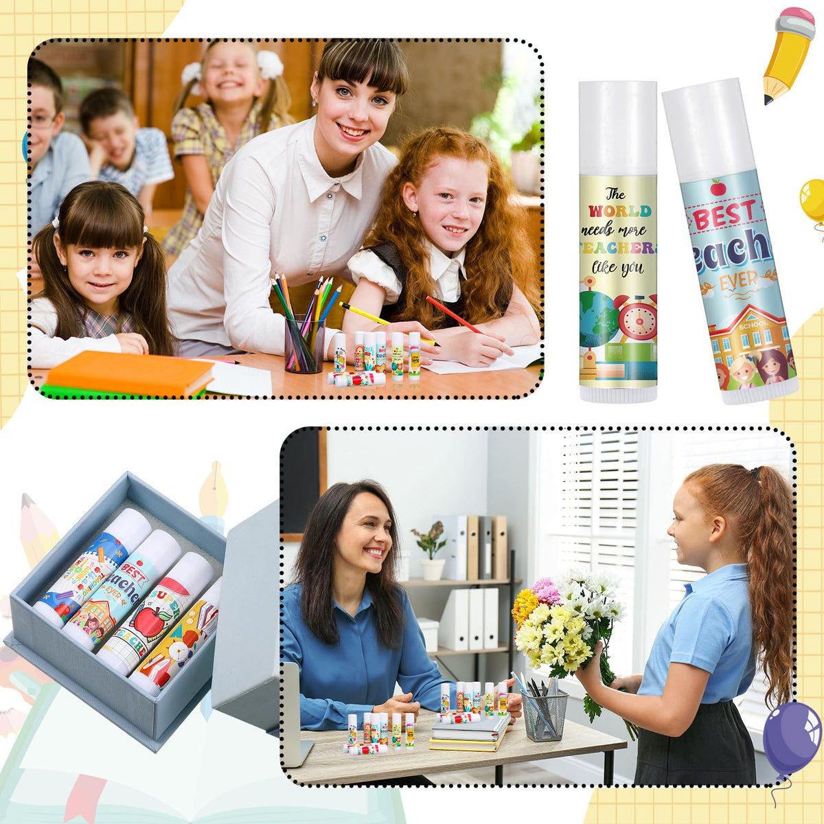 Heigble cherry-flavor lip balm delivers a pleasant scent and soft lips.