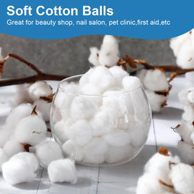 Heigble cotton balls multipurpose use for crafts and cleaning
